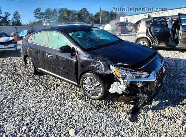 KMHCX5LD0MU260610 2021 HYUNDAI IONIQ Черный Передняя правая четверть