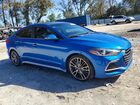 2018 Hyundai Elantra Sport Синий vin: KMHD04LB2JU553907