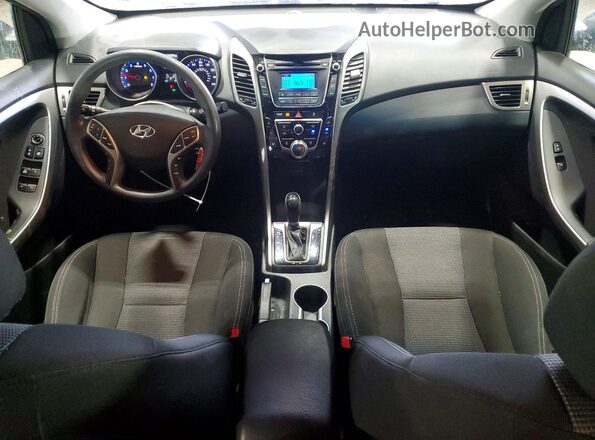 KMHD35LH3GU286805 2016 HYUNDAI ELANTRA Black Widok deski rozdzielczej