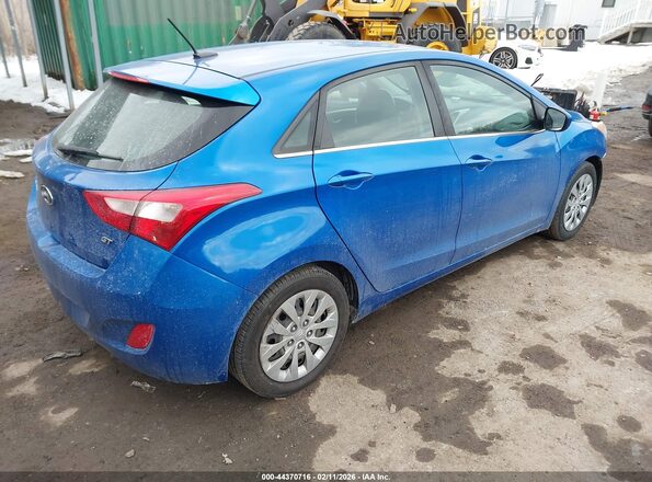 KMHD35LH3HU377591 2017 HYUNDAI ELANTRA GT Синий Задняя правая четверть