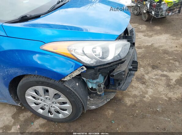 KMHD35LH3HU377591 2017 HYUNDAI ELANTRA GT Синий Панорамный вид салона 360°