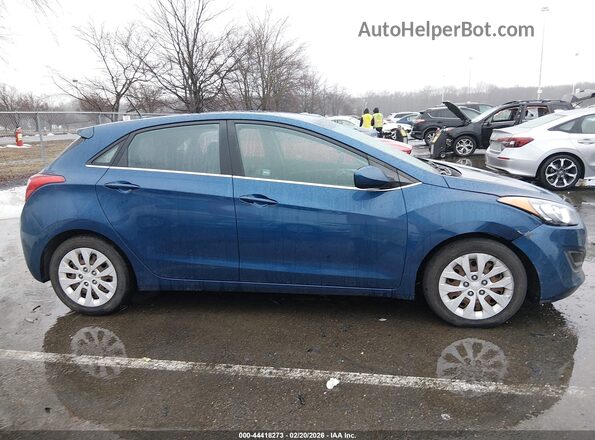 KMHD35LH5GU272422 2016 HYUNDAI ELANTRA GT Синий Вид задней части салона