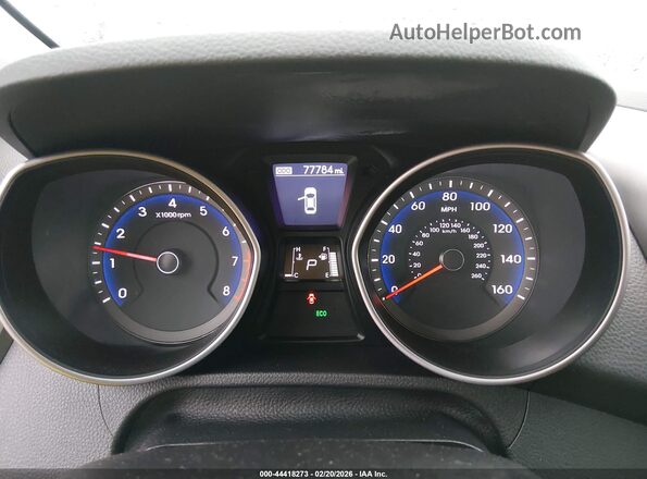KMHD35LH5GU272422 2016 HYUNDAI ELANTRA GT Синий Вид задних сидений