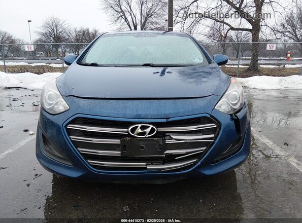 KMHD35LH5GU272422 2016 HYUNDAI ELANTRA GT Синий Вид щитка приборов
