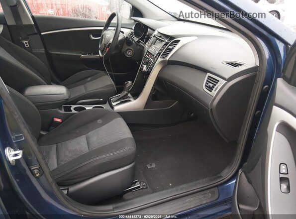 KMHD35LH5GU272422 2016 HYUNDAI ELANTRA GT Синий Вид салона спереди