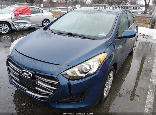 KMHD35LH5GU272422 2016 HYUNDAI ELANTRA GT Синий Передняя левая четверть