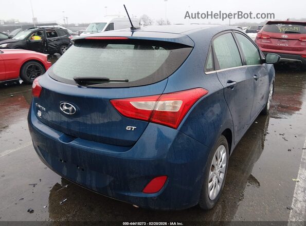 KMHD35LH5GU272422 2016 HYUNDAI ELANTRA GT Синий Задняя правая четверть
