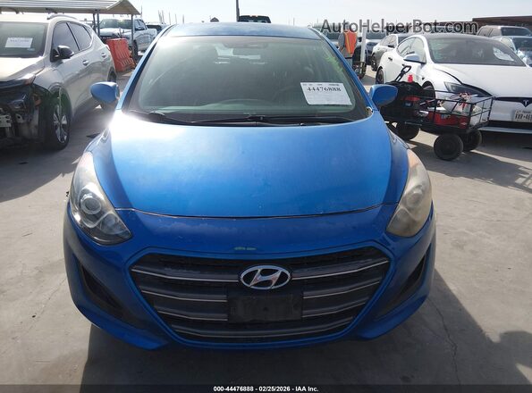 KMHD35LH7HU382552 2017 HYUNDAI ELANTRA GT Синий Вид щитка приборов