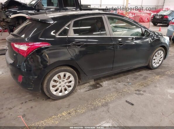 KMHD35LHXGU266261 2016 HYUNDAI ELANTRA GT Черный Задняя правая четверть