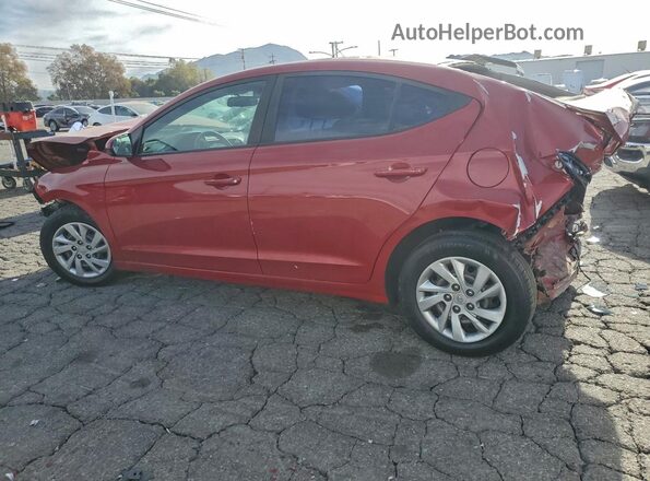 KMHD74LF2KU807440 2019 HYUNDAI ELANTRA Red Tył lewy