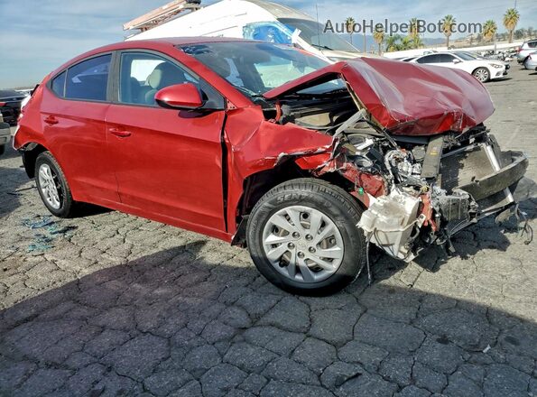 KMHD74LF2KU807440 2019 HYUNDAI ELANTRA Red Przód prawy
