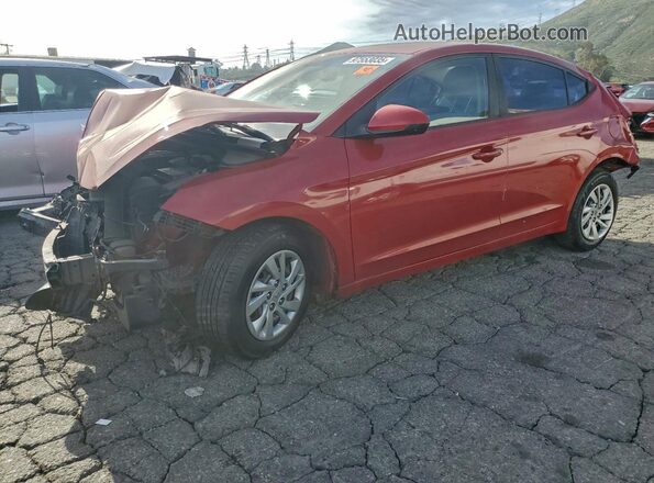 KMHD74LF2KU807440 2019 HYUNDAI ELANTRA Red Przód lewy