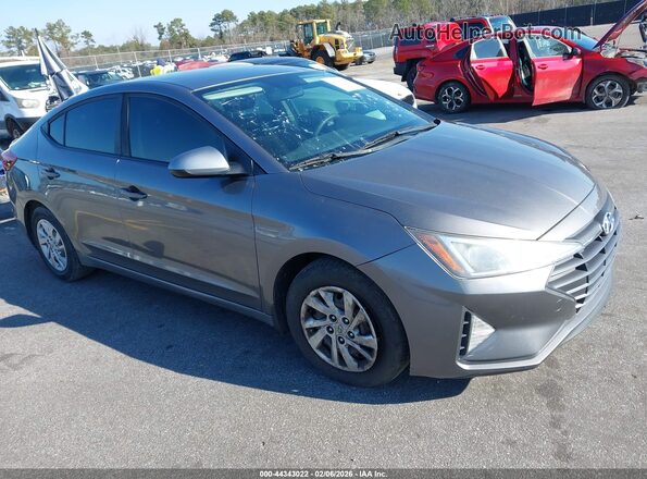 KMHD74LF4KU868675 2019 HYUNDAI ELANTRA Gray Delantero derecho