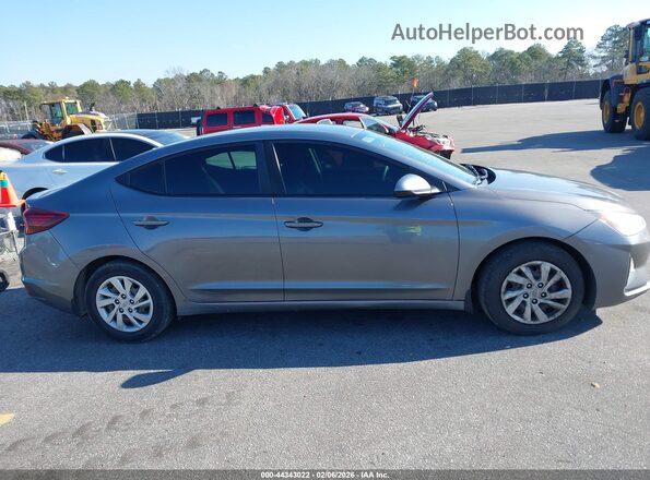 KMHD74LF4KU868675 2019 HYUNDAI ELANTRA Gray Vista interior trasera