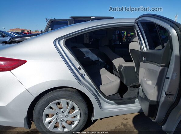 KMHD74LF6JU609331 2018 HYUNDAI ELANTRA Серебряный Вид наклейки с VIN-кодом