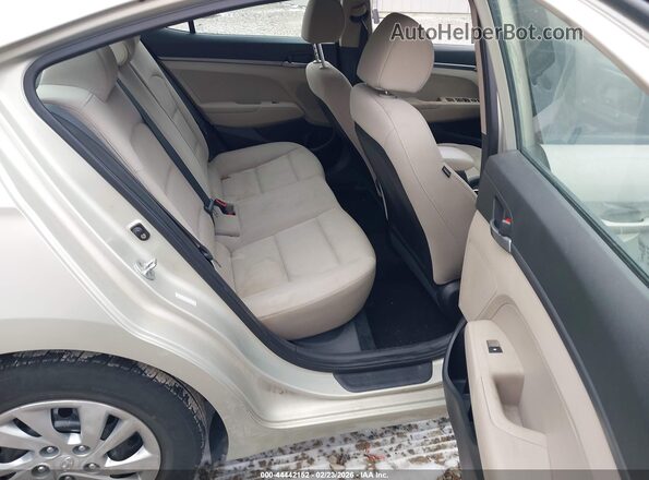 KMHD74LF9HU071475 2017 HYUNDAI ELANTRA Золотой Вид наклейки с VIN-кодом