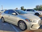 2017 Hyundai Elantra Se Silver vin: KMHD74LFXHU092531