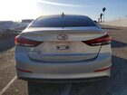 2017 Hyundai Elantra Se Silver vin: KMHD74LFXHU092531