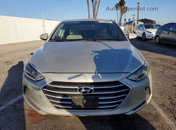 KMHD74LFXHU092531 2017 HYUNDAI ELANTRA Silver Vista frontal