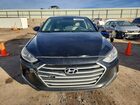 2017 Hyundai Elantra Se Черный vin: KMHD74LFXHU173500