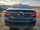 2017 Hyundai Elantra Se Черный vin: KMHD74LFXHU173500