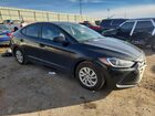2017 Hyundai Elantra Se Черный vin: KMHD74LFXHU173500