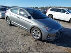 2019 Hyundai Elantra Sel Gray vin: KMHD84LF1KU754615