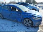 2017 Hyundai Elantra Limited Blue vin: KMHD84LF2HU225599