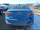 2017 Hyundai Elantra Limited Blue vin: KMHD84LF2HU225599