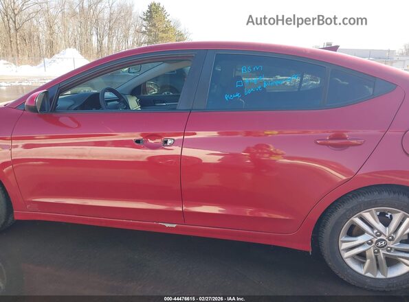 KMHD84LF3KU744846 2019 HYUNDAI ELANTRA Красный Панорамный вид салона 360°