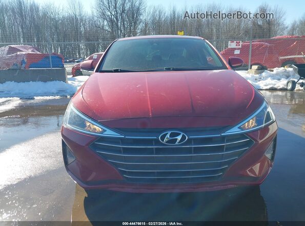 KMHD84LF3KU744846 2019 HYUNDAI ELANTRA Красный Вид щитка приборов