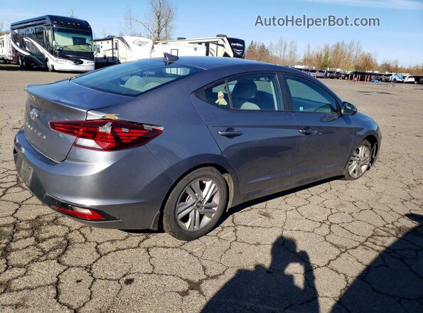 KMHD84LF3KU823708 2019 HYUNDAI ELANTRA Серый Задняя правая четверть