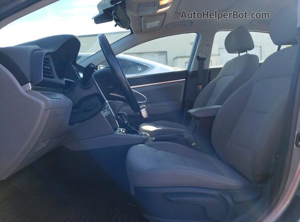 KMHD84LF3KU823708 2019 HYUNDAI ELANTRA Серый Вид салона спереди