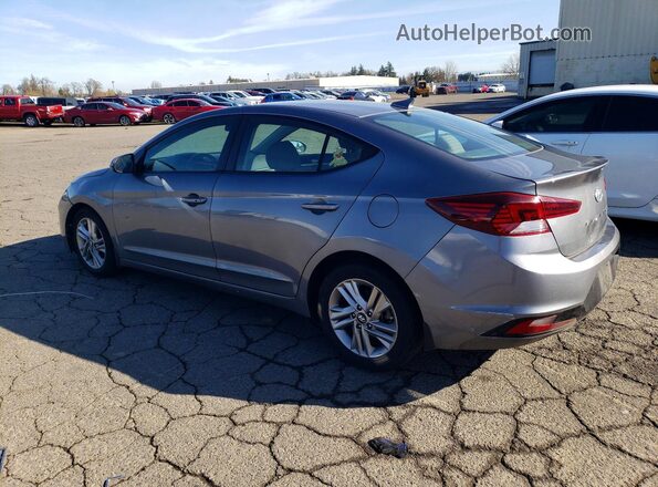 KMHD84LF3KU823708 2019 HYUNDAI ELANTRA Серый Задняя левая четверть
