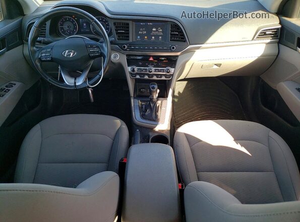KMHD84LF3KU823708 2019 HYUNDAI ELANTRA Серый Вид панели приборов