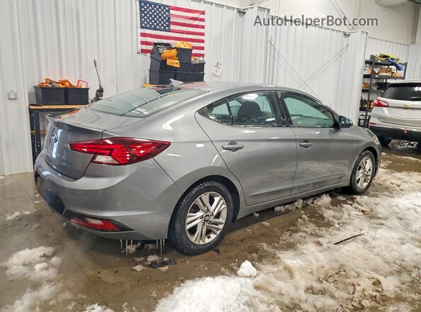 KMHD84LF4KU779511 2019 HYUNDAI ELANTRA Серый Задняя правая четверть