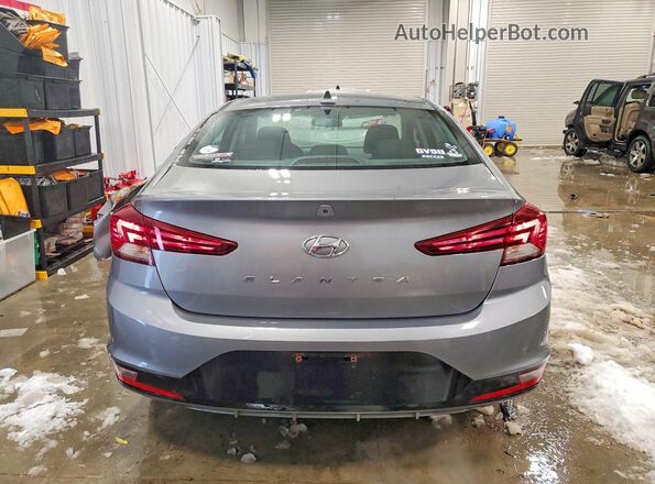 KMHD84LF4KU779511 2019 HYUNDAI ELANTRA Серый Вид сзади