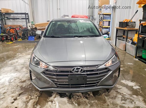 KMHD84LF4KU779511 2019 HYUNDAI ELANTRA Серый Вид спереди