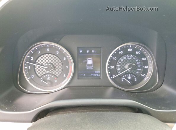KMHD84LF4KU804861 2019 HYUNDAI ELANTRA Угольный Вид щитка приборов