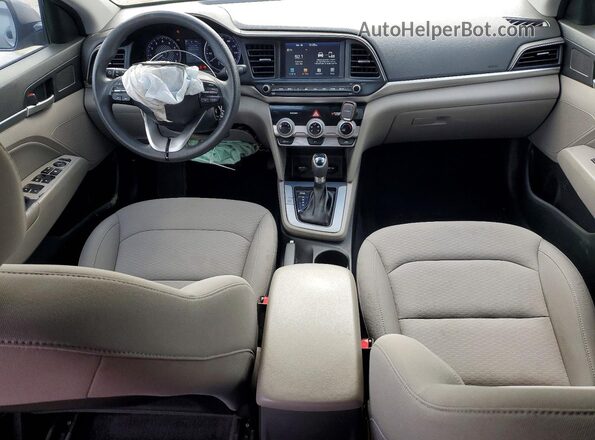 KMHD84LF4KU804861 2019 HYUNDAI ELANTRA Угольный Вид панели приборов