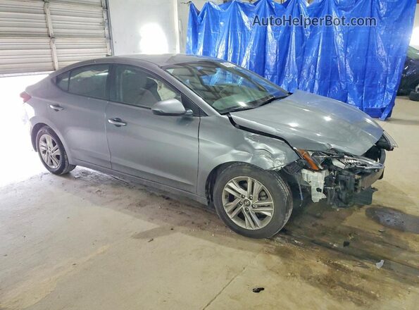 KMHD84LF6KU768770 2019 HYUNDAI ELANTRA Gray წინა მარჯვენა