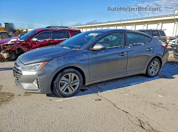 KMHD84LF9KU836446 2019 HYUNDAI ELANTRA Gray Front left