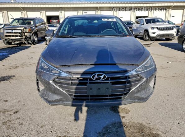 KMHD84LF9KU836446 2019 HYUNDAI ELANTRA Gray Front view