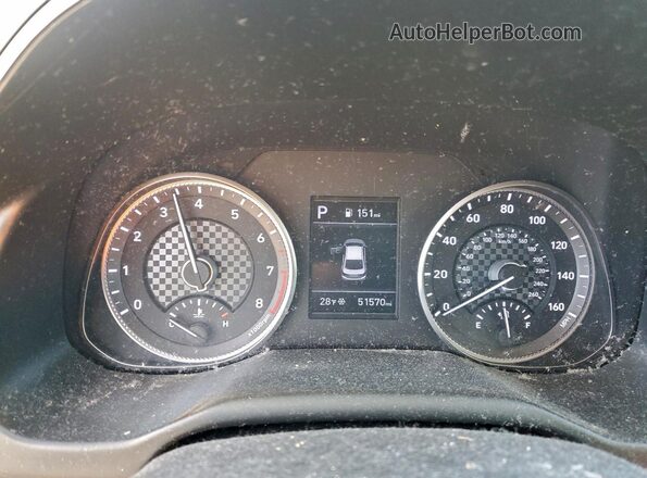 KMHD84LF9KU836446 2019 HYUNDAI ELANTRA Gray Instrument cluster view