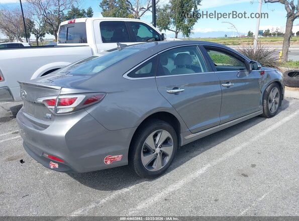 KMHE14L2XHA066130 2017 HYUNDAI SONATA PLUG-IN HYBRID Серый Задняя правая четверть