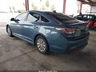 2016 Hyundai Sonata Hybrid Se Light Blue vin: KMHE24L11GA011892