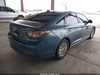 2016 Hyundai Sonata Hybrid Se Light Blue vin: KMHE24L11GA011892