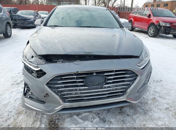 KMHE24L30KA084553 2019 HYUNDAI SONATA HYBRID Серый Вид спереди