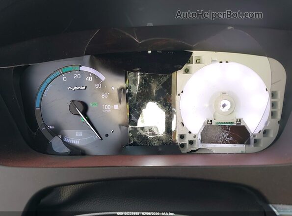 KMHE24L33HA063754 2017 HYUNDAI SONATA HYBRID White Widok tylnych siedzeń