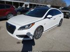 2016 Hyundai Sonata Hybrid Limited Белый vin: KMHE34L14GA009518